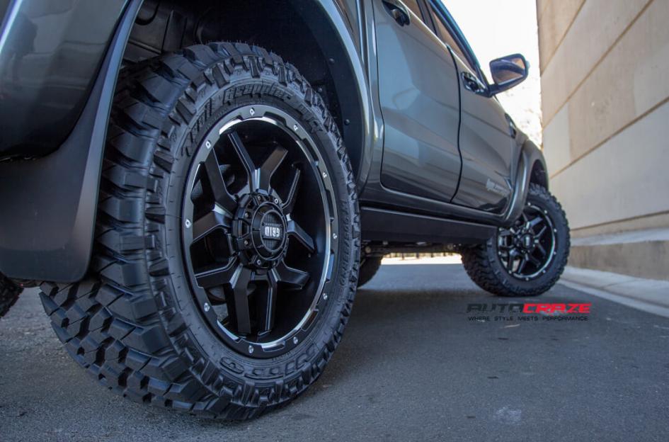FORD RANGER GD07 MATTE BLACK MILLED